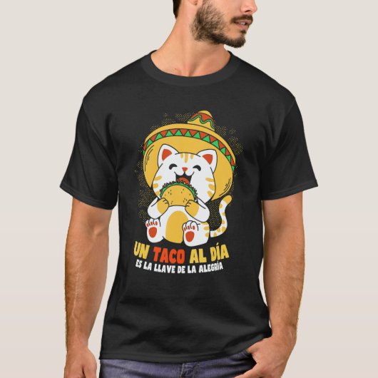 Cinco de Mayo Taco Cat Tシャツ (正面)
