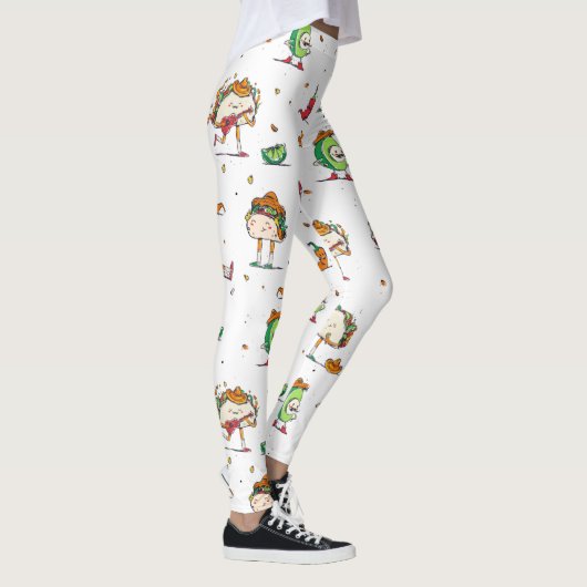 cinco de mayo tacosかわいいメキシコ レギンス (右)