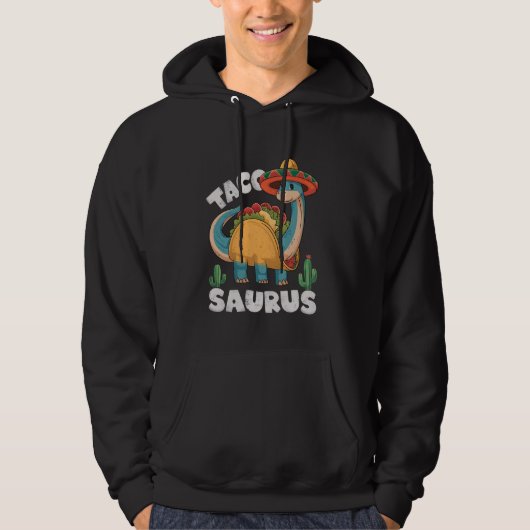 Cinco De Mayo Tacosaurus Taco Dinosaurus Mexican S パーカ (正面)