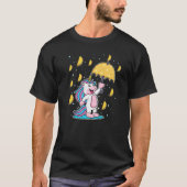 Cinco De Mayo Tee Raining Tacos Unicorn傘 Tシャツ (正面)