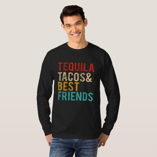 Cinco De Mayo Tequila Tacos Best Friends Drinking  Tシャツ (正面フル)