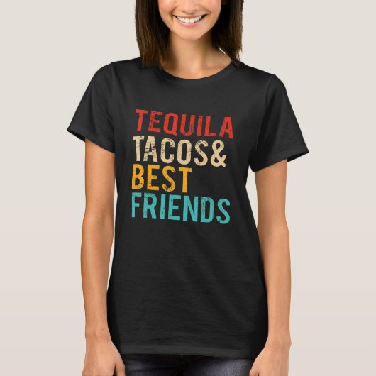 Cinco De Mayo Tequila Tacos Best Friends Drinking  Tシャツ (正面)