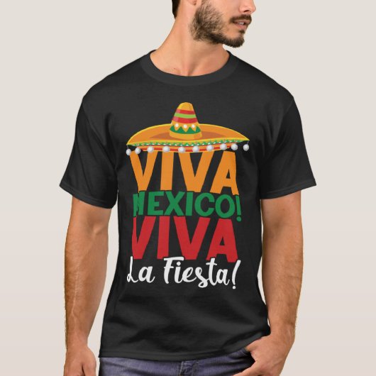 Cinco De Mayo Viva Mexico Viva La Fiesta Fiesta 5  Tシャツ (正面)