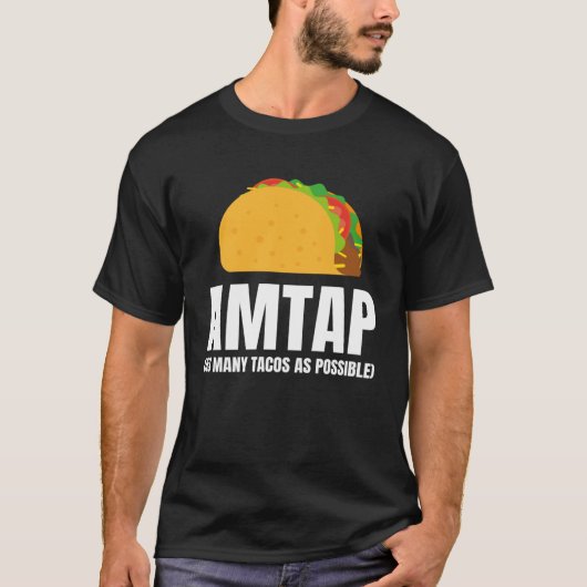 Cinco De Mayo Workout GymAs Many Tacos As Possible Tシャツ (正面)