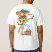 "Cinco de Meow" シンコ・デ・マヨ メキシコ風カルチャー  Tシャツ (裏面)