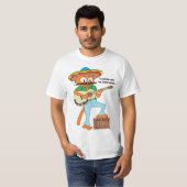 "Cinco de Meow" シンコ・デ・マヨ メキシコ風カルチャー  Tシャツ (正面フル)