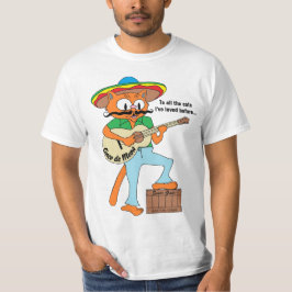 "Cinco de Meow" シンコ・デ・マヨ メキシコ風カルチャー Tシャツ