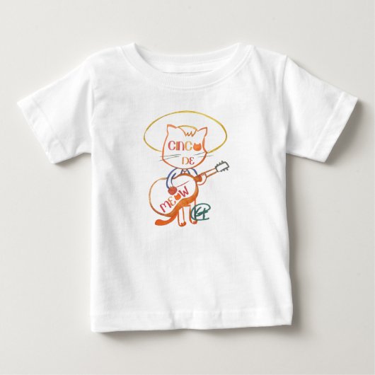 Cinco de Meow Cinco de Mayo Tシャツ (正面)