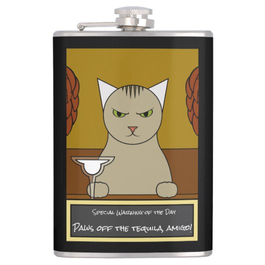 Cinco de Meow Flask フラスク (正面)