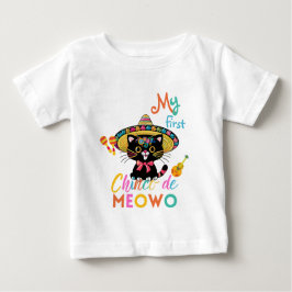 CINCO DE MEOWO Tee forベビー第1回Cinco De Mayo ベビーTシャツ