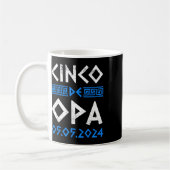 Cinco De Opa Cinco おもしろい De Mayo正統派ギリシャEa コーヒーマグカップ (左)