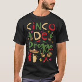 Cinco De Preggo Cinco De Mayo Pregnancy Mexican Ba Tシャツ (正面)
