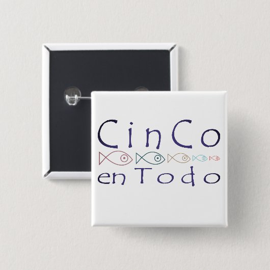 CinCo en Todo Merchandise Squareボタン 缶バッジ (正面&裏面)