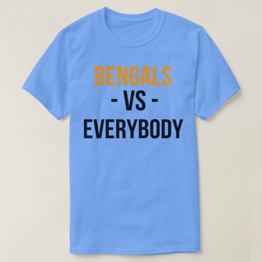 Cincy Bengals対Everyone Tシャツ (デザイン正面)