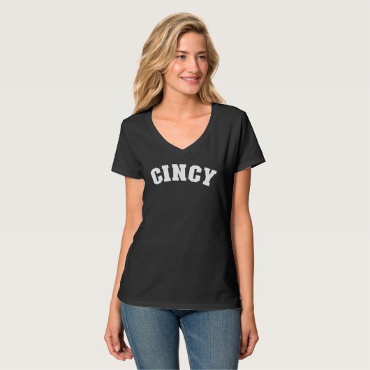 Cincy Cincinnati Ohio Pride From Cincinnati  Cincy Tシャツ (正面フル)