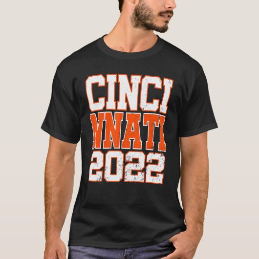 Cincy 'nati Cincinnati OhマッチングファミリカップルT Tシャツ (正面)
