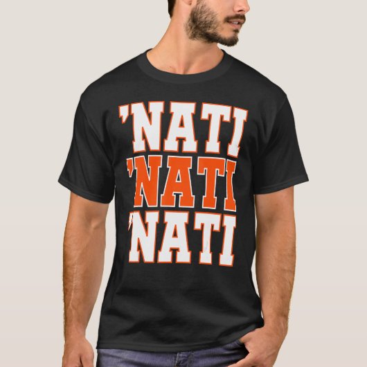 CINCY 'NATI Cincinnati OHマッチングファミリカップルT Tシャツ (正面)