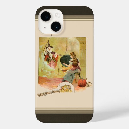 Cinderella And Her Fairy God Mother  Case-Mate iPhoneケース (裏面)