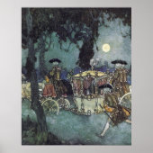 Cinderella Coach by Edmund Dulac Poster ポスター (正面)