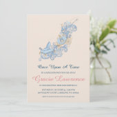 Cinderella princess birthday invitations 招待状 (スタンド正面)