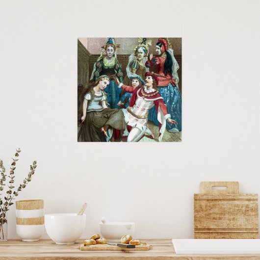 Cinderella Print ポスター (キッチン)