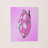 Cinderella Slipper on Pink Pillow ジグソーパズル (縦)