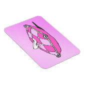 Cinderella Slipper on Pink Pillow マグネット (右側)