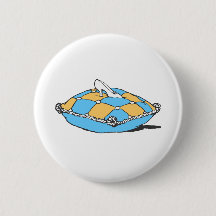 Cinderella Slipper on Teal Orange Pillow