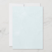 Cinderella-themed birthday invitation  招待状 (裏面)