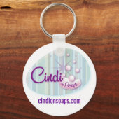 CindiOnSoaps_Keychain キーホルダー (正面)