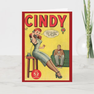 「Cindy」ヴィンテージ漫画カード カード
