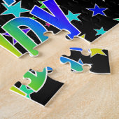 "CINDY"名、おもしろい"ハッピーバースデー" ジグソーパズル (側面)