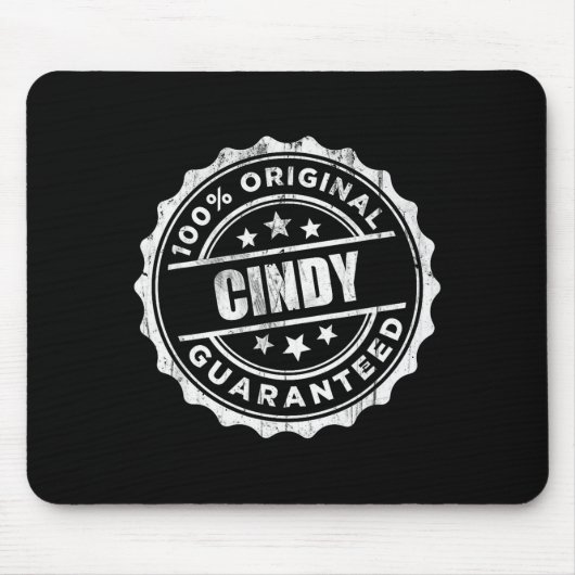 Cindy 100% オリジナルD マウスパッド (正面)