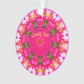 CINDY LOU ～バラ好き～ 0rnament ～アクリル～ オーナメント (正面)