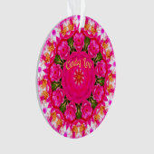 CINDY LOU ～バラ好き～ 0rnament ～アクリル～ オーナメント (正面)