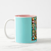 CINDY LOU ～ヴィンテージガール～とても甘い ツートーンマグカップ (左)