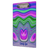 CINDY LOU ～ 3D!ピンク、紫、緑、青 クリップボード (左)