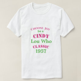 Cindy Lou WhoクラシックPG2 Tシャツ