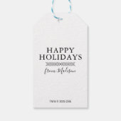 Cindy Lou Who and Max on a Present ギフトタグ (裏面)