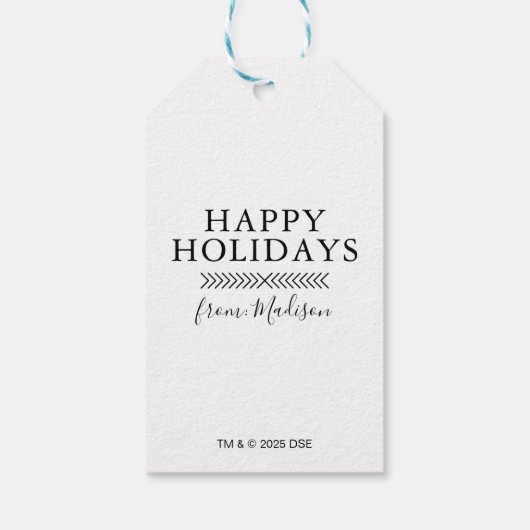 Cindy Lou Who and Max on a Present ギフトタグ (裏面)