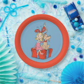 Cindy Lou Who and Max on a Present ペーパープレート (パーティー)