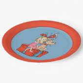 Cindy Lou Who and Max on a Present ペーパープレート (アングル)