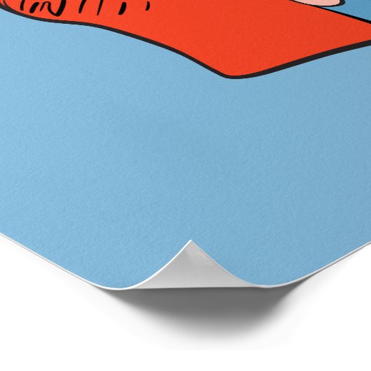 Cindy Lou Who and Max on a Present ポスター (角)