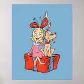 Cindy Lou Who and Max on a Present ポスター (正面)