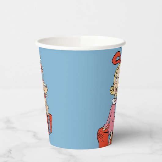 Cindy Lou Who and Max on a Present 紙コップ (左)