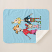 Cindy Lou Who's Family Portrait シェルパブランケット (正面(横))