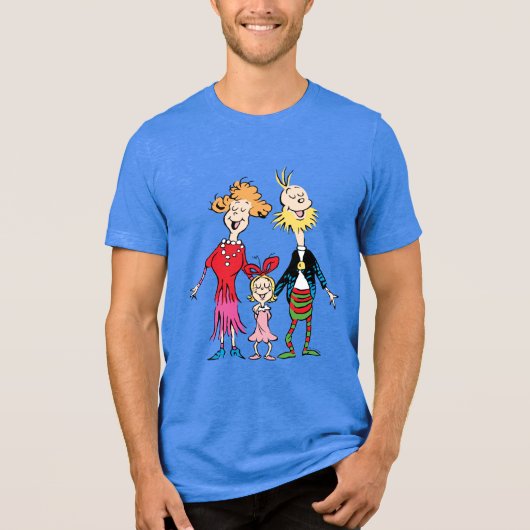 Cindy Lou Who's Family Portrait トライブレンドＴシャツ (正面)