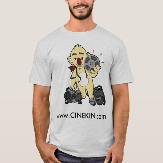 Cinekinの男性Tシャツによる結果 Tシャツ (正面)