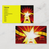 CINEMA7、名前、住所1、住所2、連絡1、... 名刺 (正面/裏面)