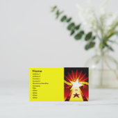 CINEMA7、名前、住所1、住所2、連絡1、... 名刺 (スタンド正面)